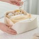 Geanta de Calatorie Flippy, Pentru Cosmetice, Portabila, Impermeabila, din Piele Ecologica, Compartimente Multiple, cu Fermoar, 23 x 11.5 x 10.5 cm, Crem Geanta de Calatorie Flippy, Pentru Cosmetice, Portabila, Impermeabila, din Piele Ecologica, Compartimente Multiple, cu Fermoar, 23 x 11.5 x 10.5 cm, Crem