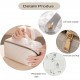 Geanta de Calatorie Flippy, Pentru Cosmetice, Portabila, Impermeabila, din Piele Ecologica, Compartimente Multiple, cu Fermoar, 22 x 13 x 12.5 cm, In Carouri, Crem Geanta de Calatorie Flippy, Pentru Cosmetice, Portabila, Impermeabila, din Piele Ecologica, Compartimente Multiple, cu Fermoar, 22 x 13 x 12.5 cm, In Carouri, Crem