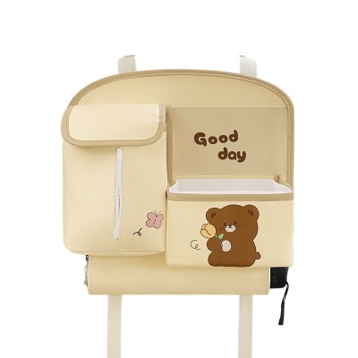 Geanta Multifunctionala de Depozitare, Flippy, pentru Bancheta din Spate a Masinii, Animat, Model Ursuleti, Scris Good Day, Suport Servetele si Telefon, 25x31 cm, Bej Geanta Multifunctionala de Depozitare, Flippy, pentru Bancheta din Spate a Masinii, Animat, Model Ursuleti, Scris Good Day, Suport Servetele si Telefon, 25x31 cm, Bej