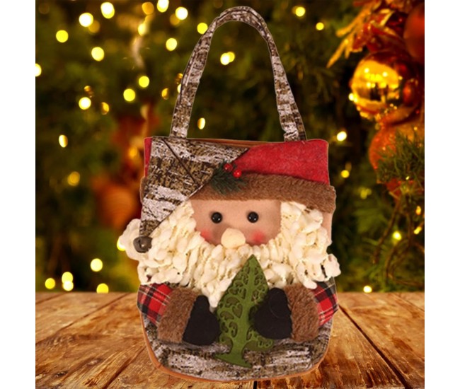 Geanta pentru Cadouri de Craciun, Flippy, Model Mos Craciun, Decoratiune Sarbatori, 46x23x2 cm, Multicolor Geanta pentru Cadouri de Craciun, Flippy, Model Mos Craciun, Decoratiune Sarbatori, 46x23x2 cm, Multicolor