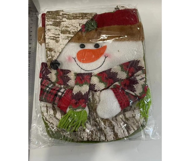 Geanta pentru Cadouri de Craciun, Flippy, Model Om de Zapada, Decoratiune Sarbatori, 46x23x2 cm, Multicolor Geanta pentru Cadouri de Craciun, Flippy, Model Om de Zapada, Decoratiune Sarbatori, 46x23x2 cm, Multicolor