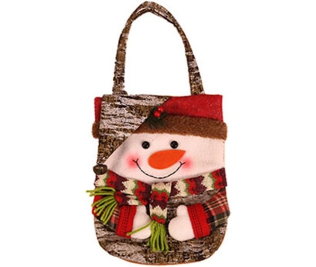 Geanta pentru Cadouri de Craciun, Flippy, Model Om de Zapada, Decoratiune Sarbatori, 46x23x2 cm, Multicolor Geanta pentru Cadouri de Craciun, Flippy, Model Om de Zapada, Decoratiune Sarbatori, 46x23x2 cm, Multicolor