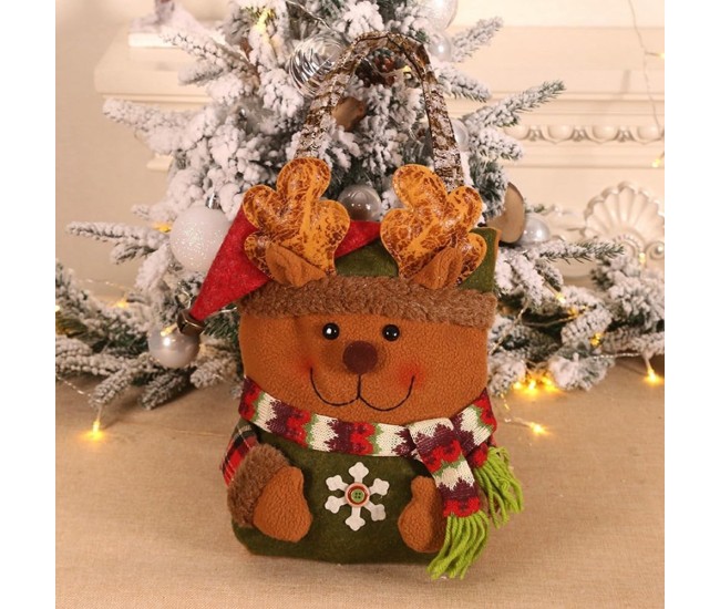 Geanta pentru Cadouri de Craciun, Flippy, Model Ren, Decoratiune Sarbatori, 46x23x2 cm, Multicolor Geanta pentru Cadouri de Craciun, Flippy, Model Ren, Decoratiune Sarbatori, 46x23x2 cm, Multicolor