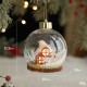 Glob pentru Bradul de Craciun LED, Flippy, Model B, Glob Transparent cu Figurina Casa si Ren iluminat LED, Diametrul 10 cm, Baza Solida, Transparent Glob pentru Bradul de Craciun LED, Flippy, Model B, Glob Transparent cu Figurina Casa si Ren iluminat LED, Diametrul 10 cm, Baza Solida, Transparent