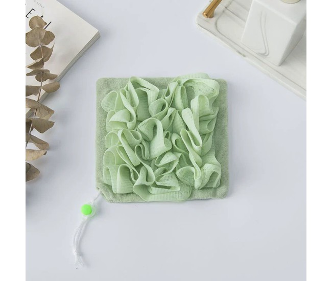 Prosop de Baie, Flippy, 2in1, cu Burete din Plasa, 17 x 17 cm, Verde Prosop de Baie, Flippy, 2in1, cu Burete din Plasa, 17 x 17 cm, Verde