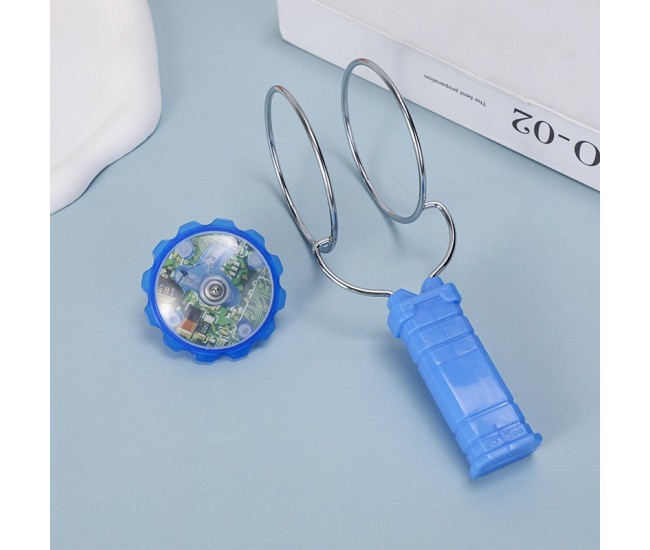 Jucarie Interactiva, Flippy, Titirez Magnetic, cu Led, 19.8 x 5 cm, Albastru