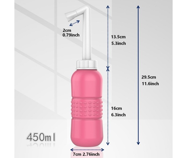 Bideu Portabil pentru Igiena Intima, Flippy, pentru Postpartum/ Postoperator, 450 mL, cu Capac si Husa Galbena, 29.5x7 cm, Culoare Recipient Roz Bideu Portabil pentru Igiena Intima, Flippy, pentru Postpartum/ Postoperator, 450 mL, cu Capac si Husa Galbena, 29.5x7 cm, Culoare Recipient Roz