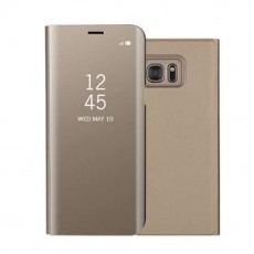 Husa Apple iPhone 11 Pro Flip Cover Oglinda Auriu