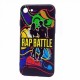 Husa Apple iPhone 6/6S Multicolor Mesaj Battle