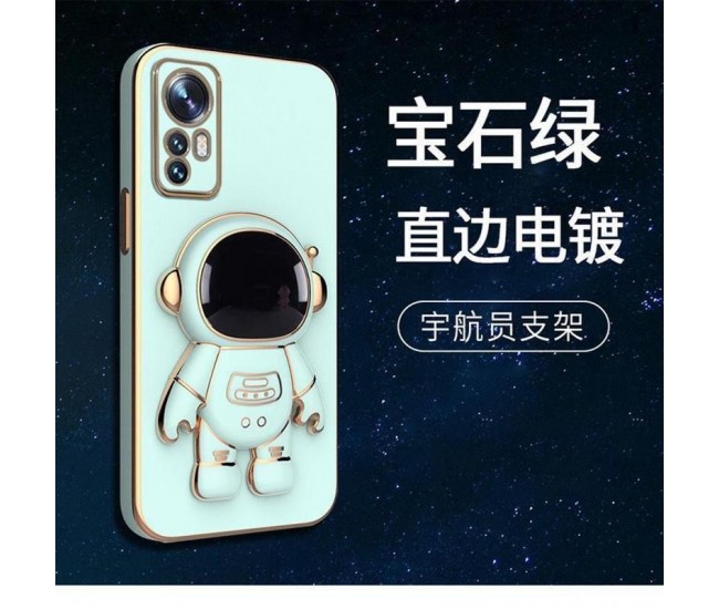 Husa de Protectie 2 in 1, Flippy, pentru Huawei P50 Pro, Astronaut cu Suport, din TPU, Verde Husa de Protectie 2 in 1, Flippy, pentru Huawei P50 Pro, Astronaut cu Suport, din TPU, Verde