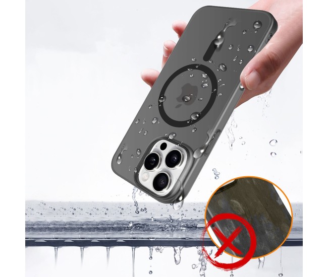 Husa de Protectie compatibila Apple iPhone 17, Flippy, Magnetica Ultra-subtire, Anti-alunecare, Protectie PC, Rezistenta la Zgirieturi, Negru