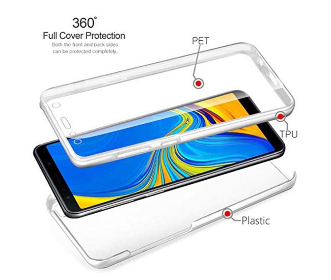 Husa de protectie Flippy 360 grade, PC+TPU+Folie policarbonat, pentru Samsung Galaxy S23 Ultra , Transparent Husa de protectie Flippy 360 grade, PC+TPU+Folie policarbonat, pentru Samsung Galaxy S23 Ultra , Transparent
