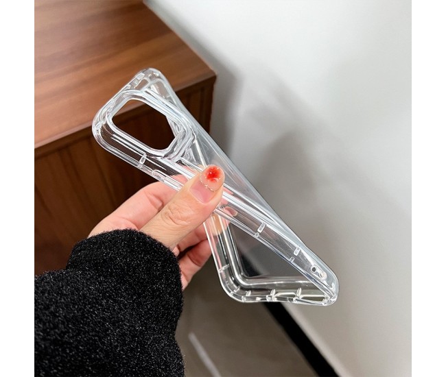 Husa de protectie Flippy, Airbag Shock Absorption, TPU, pentru Apple iPhone 14 Pro , Transparent