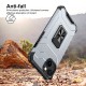 Husa de protectie Flippy compatibila cu Apple iPhone 13 Mini Acrylic Armor cu suport Negru Husa de protectie Flippy compatibila cu Apple iPhone 13 Mini Acrylic Armor cu suport Negru
