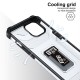 Husa de protectie Flippy compatibila cu Apple iPhone 13 Mini Acrylic Armor cu suport Negru Husa de protectie Flippy compatibila cu Apple iPhone 13 Mini Acrylic Armor cu suport Negru