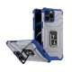 Husa de protectie Flippy compatibila cu Apple iPhone 13 Pro Acrylic Armor cu suport Albastru Husa de protectie Flippy compatibila cu Apple iPhone 13 Pro Acrylic Armor cu suport Albastru