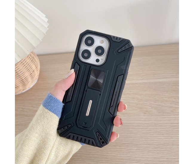 Husa de protectie Flippy pentru Apple iPhone 13 Defender Sergeant Brave cu suport,Negru Husa de protectie Flippy pentru Apple iPhone 13 Defender Sergeant Brave cu suport,Negru