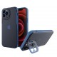 Husa de protectie pentru Apple iPhone 14 Pro, Flippy, Bracket series cu suport si protectie pentru camera, Albastru Husa de protectie pentru Apple iPhone 14 Pro, Flippy, Bracket series cu suport si protectie pentru camera, Albastru