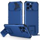 Husa Defender cu Stand pentru Samsung Galaxy S21 FE, Albastru, Suport reglabil, Antisoc, Protectie glisanta pentru camera, Flippy Husa Defender cu Stand pentru Samsung Galaxy S21 FE, Albastru, Suport reglabil, Antisoc, Protectie glisanta pentru camera, Flippy