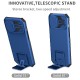 Husa Defender cu Stand pentru Samsung Galaxy S21 FE, Albastru, Suport reglabil, Antisoc, Protectie glisanta pentru camera, Flippy Husa Defender cu Stand pentru Samsung Galaxy S21 FE, Albastru, Suport reglabil, Antisoc, Protectie glisanta pentru camera, Flippy