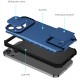 Husa Defender cu Stand pentru Samsung Galaxy S21 FE, Albastru, Suport reglabil, Antisoc, Protectie glisanta pentru camera, Flippy Husa Defender cu Stand pentru Samsung Galaxy S21 FE, Albastru, Suport reglabil, Antisoc, Protectie glisanta pentru camera, Flippy