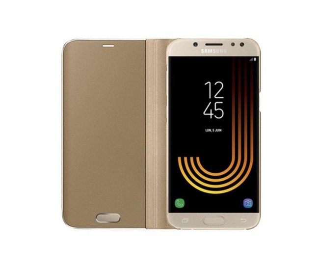 Husa Huawei P40 Lite E Flip Cover Oglinda Auriu Husa Huawei P40 Lite E Flip Cover Oglinda Auriu