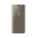 Husa Huawei P40 Lite Flip Cover Oglinda Auriu Husa Huawei P40 Lite Flip Cover Oglinda Auriu