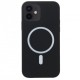 Husa MagSafe liquid large hole magnetic shell pentru Apple iPhone 11, Full Cover, Liquid Silicone, Magnetica, Incarcare Wireless, Flippy, Negru Husa MagSafe liquid large hole magnetic shell pentru Apple iPhone 11, Full Cover, Liquid Silicone, Magnetica, Incarcare Wireless, Flippy, Negru