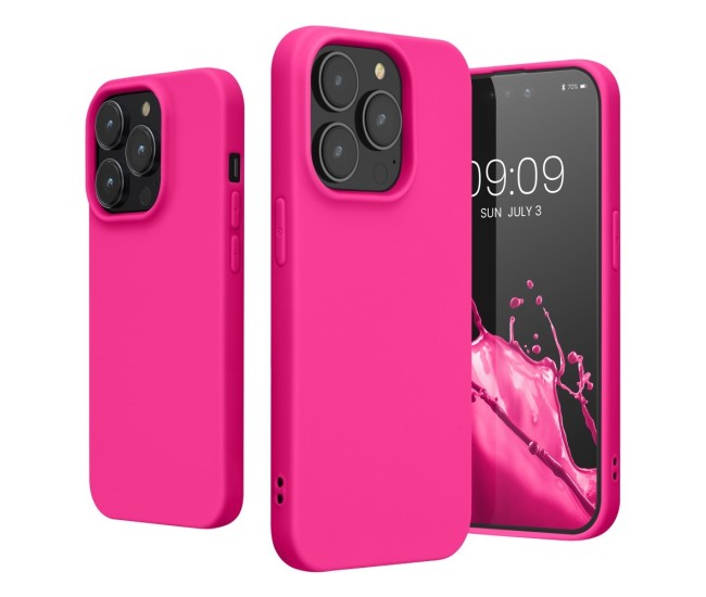 Husa pentru Apple iPhone 14 Pro Flippy, Liquid Silicone, cu Microfibra pe interior, Protectie Antisoc, Roz-Fuchsia Husa pentru Apple iPhone 14 Pro Flippy, Liquid Silicone, cu Microfibra pe interior, Protectie Antisoc, Roz-Fuchsia