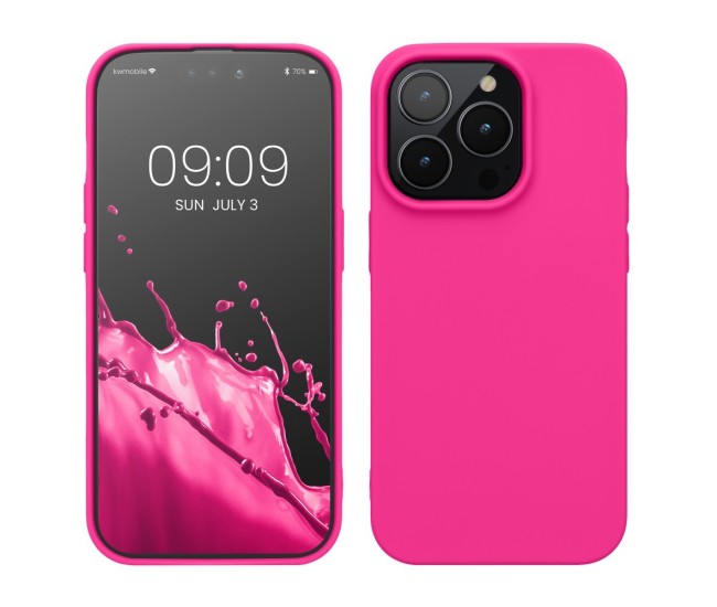 Husa pentru Apple iPhone 14 Pro Flippy, Liquid Silicone, cu Microfibra pe interior, Protectie Antisoc, Roz-Fuchsia Husa pentru Apple iPhone 14 Pro Flippy, Liquid Silicone, cu Microfibra pe interior, Protectie Antisoc, Roz-Fuchsia