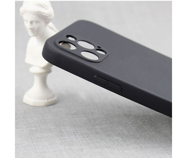 Husa pentru Samsung Galaxy S22 Ultra, Flippy, Liquid Silicone, cu Microfibra pe interior, Protectie Antisoc, Negru