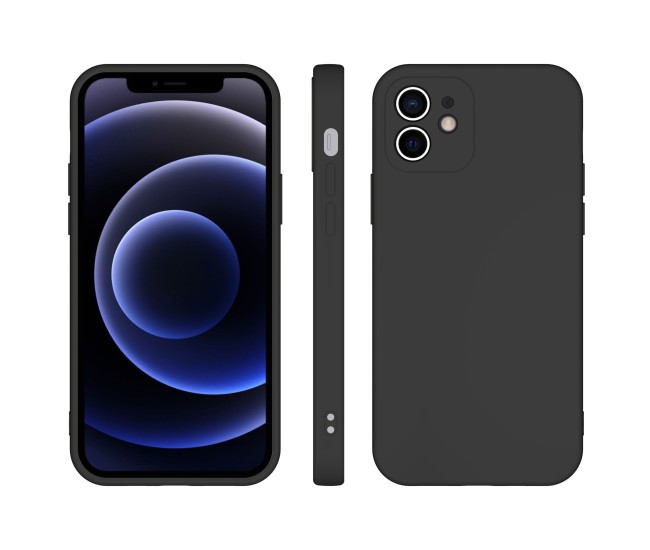 Husa pentru Samsung Galaxy S22 Ultra, Flippy, Liquid Silicone, cu Microfibra pe interior, Protectie Antisoc, Negru