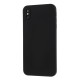 Husa protectie compatibila cu Apple iPhone XS Liquid Silicone Case Negru