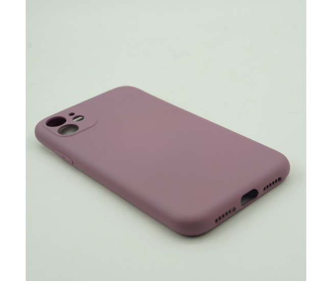 Husa protectie Flippy compatibila cu Apple iPhone 13 Liquid Silicone Mov