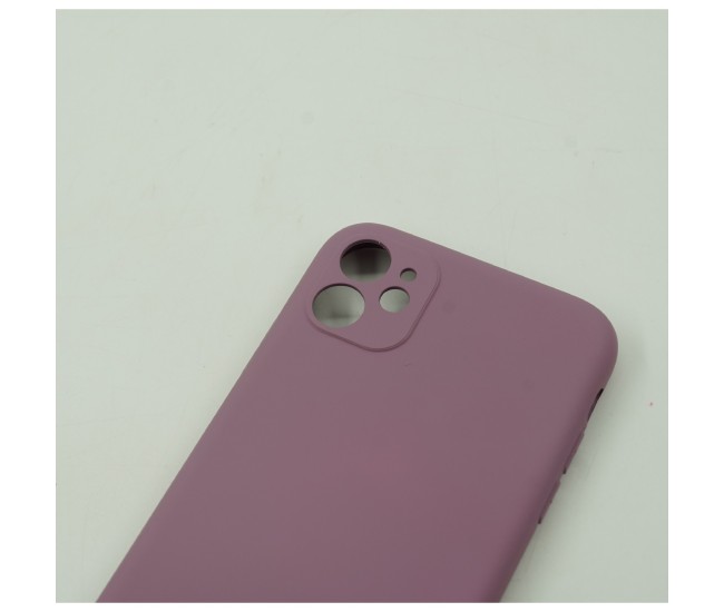 Husa protectie Flippy compatibila cu Apple iPhone 13 Liquid Silicone Mov