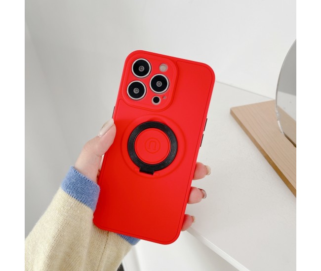 Husa protectie Flippy compatibila cu Apple iPhone 13 Pro Mag Safe Silicone Rosu Husa protectie Flippy compatibila cu Apple iPhone 13 Pro Mag Safe Silicone Rosu