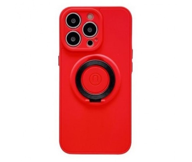 Husa protectie Flippy compatibila cu Apple iPhone 13 Pro Mag Safe Silicone Rosu Husa protectie Flippy compatibila cu Apple iPhone 13 Pro Mag Safe Silicone Rosu