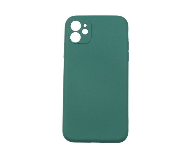 Husa protectie, Flippy, compatibila cu Apple iPhone 11 Pro Liquid Silicone Verde