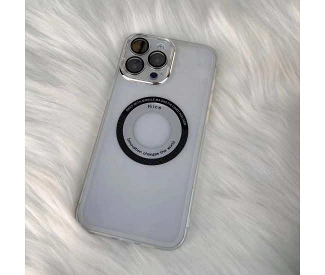 Husa protectie MagSafe TPU, Flippy, pentru iPhone 12/12 Pro, cu decupaj logo, Folie Sticla Camera, Transparent Husa protectie MagSafe TPU, Flippy, pentru iPhone 12/12 Pro, cu decupaj logo, Folie Sticla Camera, Transparent