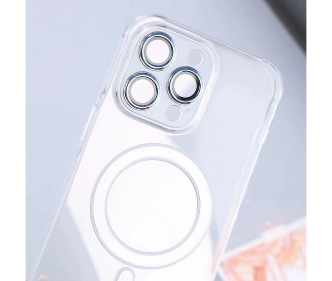 Husa protectie Flippy pentru Apple iPhone 13 Pro, MagSafe Silicone, Protectie si folie camera inclusa, protectie camera, Fumuriu