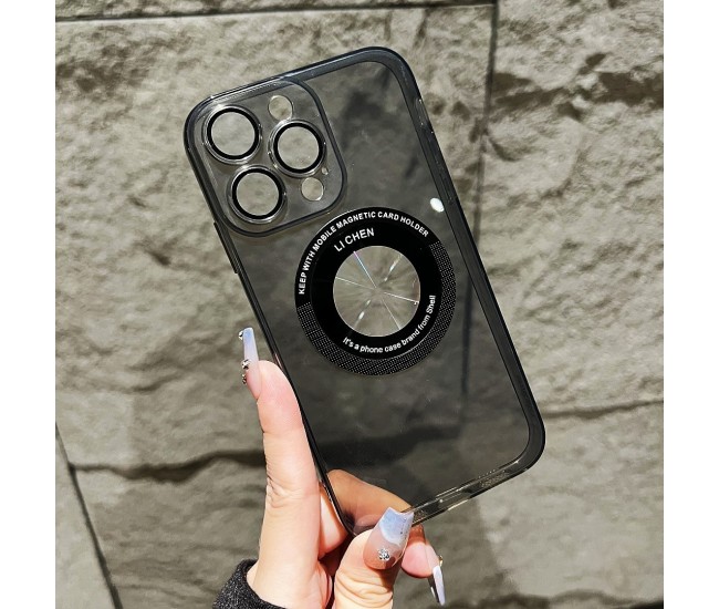Husa protectie Flippy pentru Apple iPhone 13 Pro Max decupaj logo, magnetica, Protectie Camera, Negru Husa protectie Flippy pentru Apple iPhone 13 Pro Max decupaj logo, magnetica, Protectie Camera, Negru