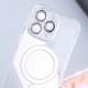 Husa protectie Flippy pentru Apple iPhone 13 Pro Max, MagSafe Silicone, Protectie si folie camera inclusa, protectie camera, Fumuriu