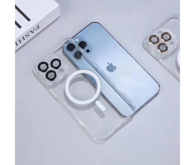 Husa protectie Flippy pentru Apple iPhone 13 Pro Max, MagSafe Silicone, Protectie si folie camera inclusa, protectie camera, Fumuriu