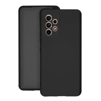 Husa protectie Flippy pentru Samsung A53 5G Liquid Silicone Negru Husa protectie Flippy pentru Samsung A53 5G Liquid Silicone Negru