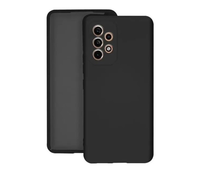 Husa protectie Flippy pentru Samsung A53 5G Liquid Silicone Negru Husa protectie Flippy pentru Samsung A53 5G Liquid Silicone Negru
