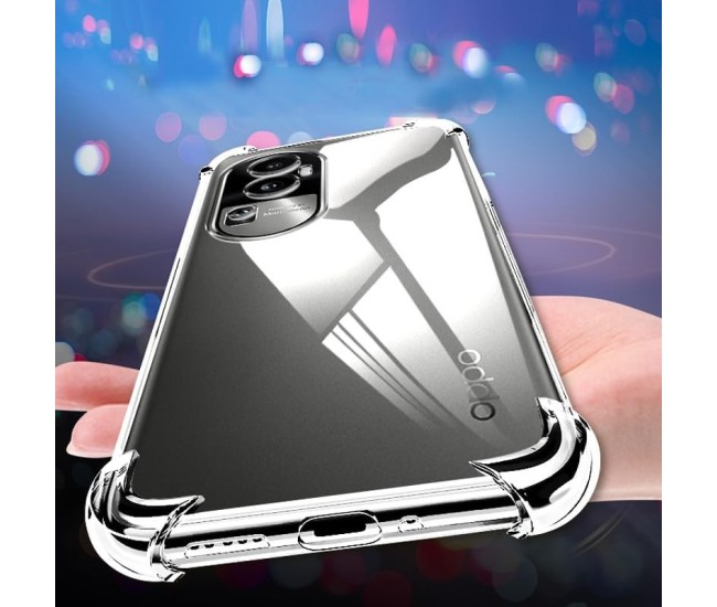 Husa protectie pentru Oppo Reno 8 Pro 5G, Flippy, TPU, Antisoc, Protectie colturi, Rezistenta la impact, 1.5 mm, Transparenta