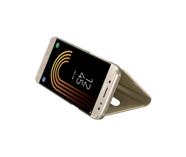 Husa Samsung Galaxy S7 Flip Cover Oglinda Auriu Husa Samsung Galaxy S7 Flip Cover Oglinda Auriu