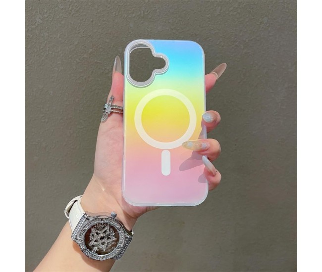 Husa Telefon, Flippy, Compatibila iPhone 17, Model Cameleon, Magsafe, Schimbare Gradient de Culoare din Unghiuri Diferite, Multicolor Husa Telefon, Flippy, Compatibila iPhone 17, Model Cameleon, Magsafe, Schimbare Gradient de Culoare din Unghiuri Diferite, Multicolor