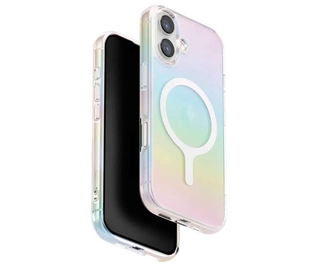 Husa Telefon, Flippy, Compatibila iPhone 17, Model Cameleon, Magsafe, Schimbare Gradient de Culoare din Unghiuri Diferite, Multicolor Husa Telefon, Flippy, Compatibila iPhone 17, Model Cameleon, Magsafe, Schimbare Gradient de Culoare din Unghiuri Diferite, Multicolor