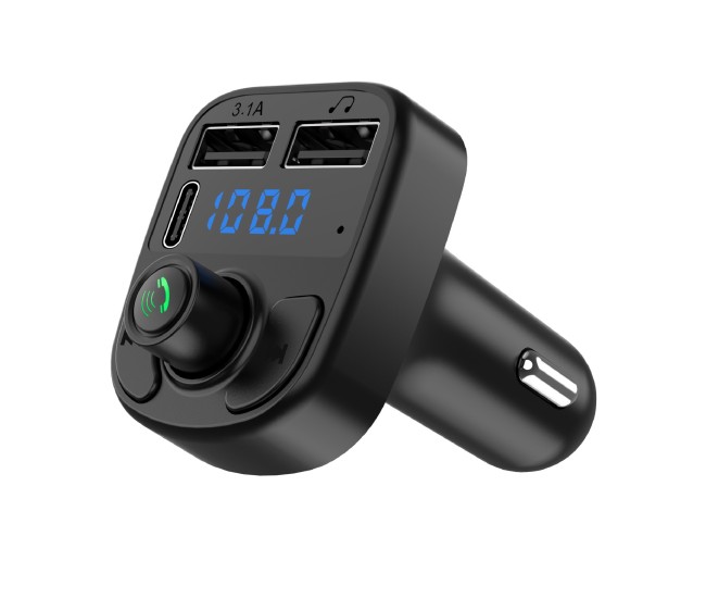 Incarcator Auto cu MP3 Player, Flippy, Bluetooth 5.0, 5V, 2 x USB, Type C, Negru Incarcator Auto cu MP3 Player, Flippy, Bluetooth 5.0, 5V, 2 x USB, Type C, Negru